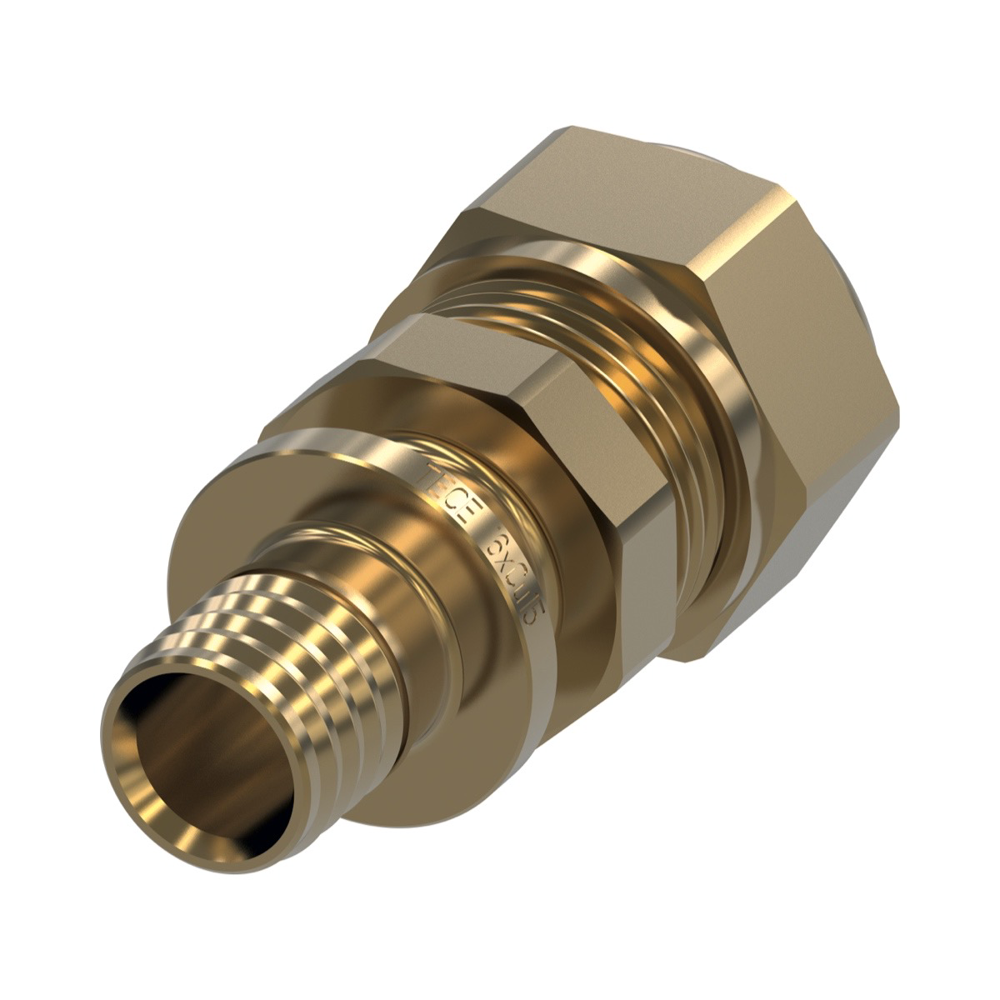 TECEflex overgangskoppeling 20 x 22mm knelfitting, standaard