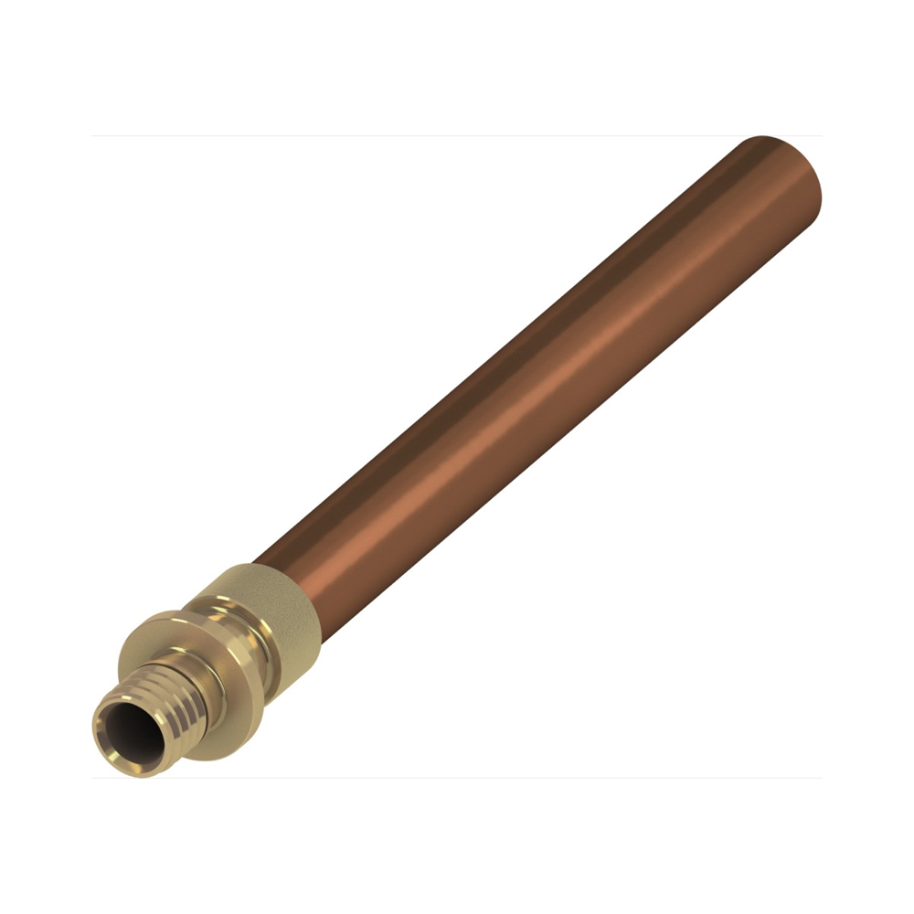 TECEflex overgangsstuk 16 x 15mm koperbuis naar TECEflex