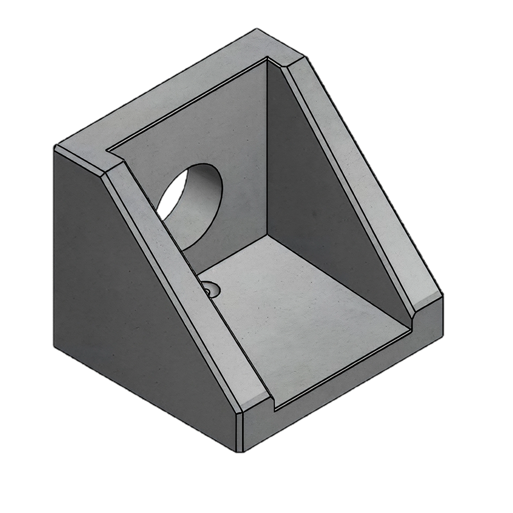 Uitstroombak beton met steekmof Ø 200 mm, 460 x 450 x 440mm