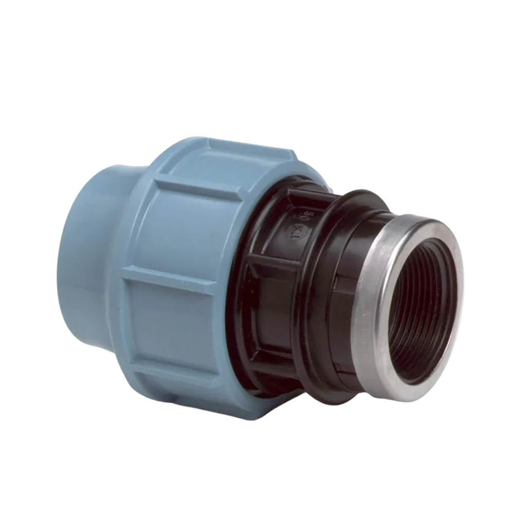 Unidelta PP schroefbus met verst. ring, 110 x 3''