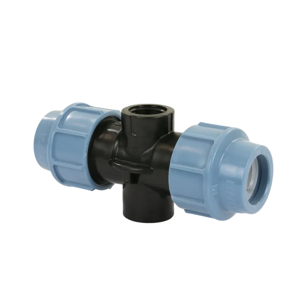 Unidelta PP T-stuk° bi 32 x 2x3/4'' x 32