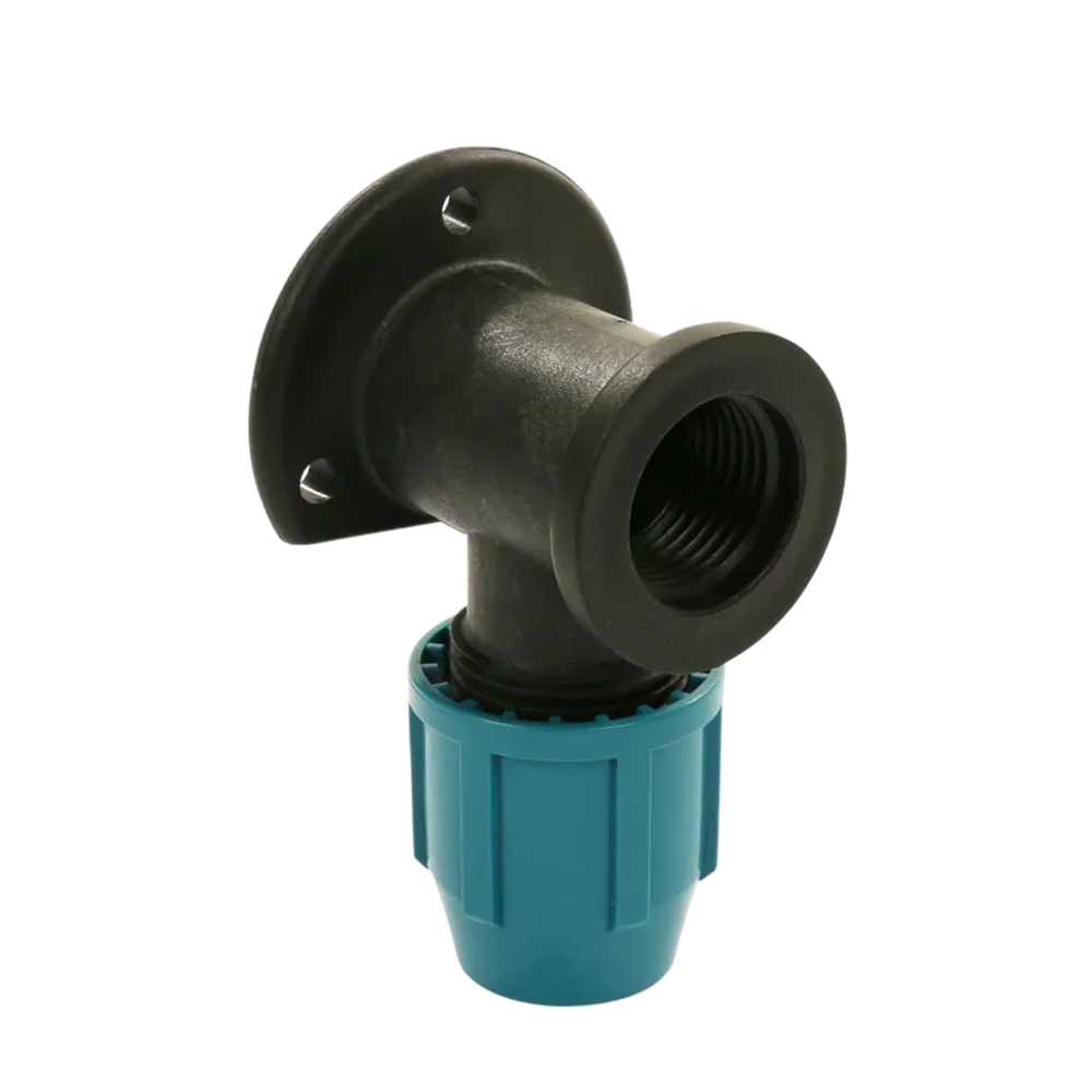 Unifit muurplaat 16 x 1/2" binnendraad kunststof