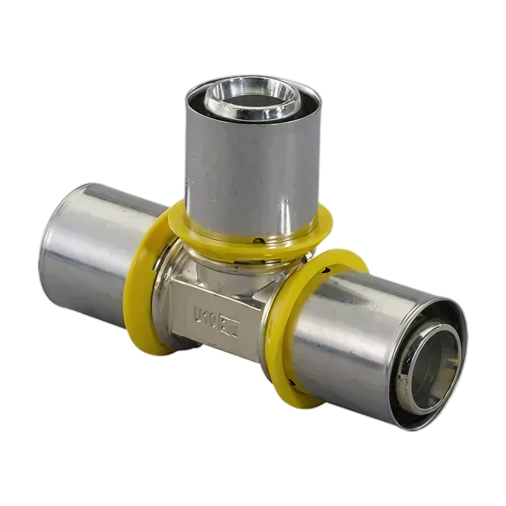 Uponor MLC gas Press MLC T-stuk 20x20x20mm