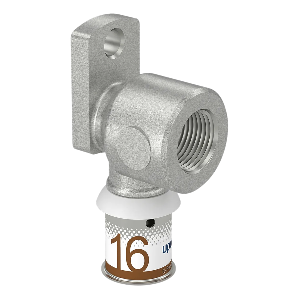 Uponor S-Press Plus Aqua muurplaat t.b.v. geminibeugel 16mmx