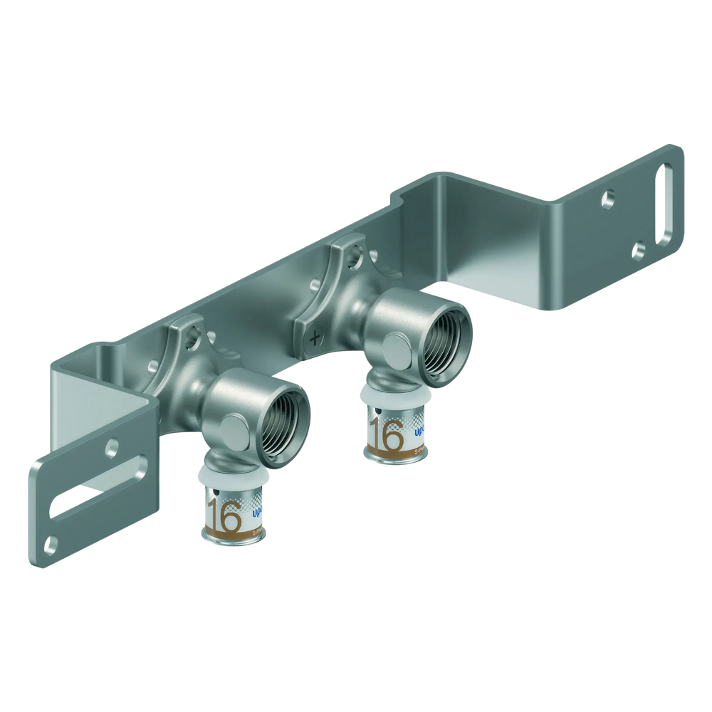 Uponor S-Press Plus Aqua pers montage-unit 16x1/2"bi.dr. x 80mm