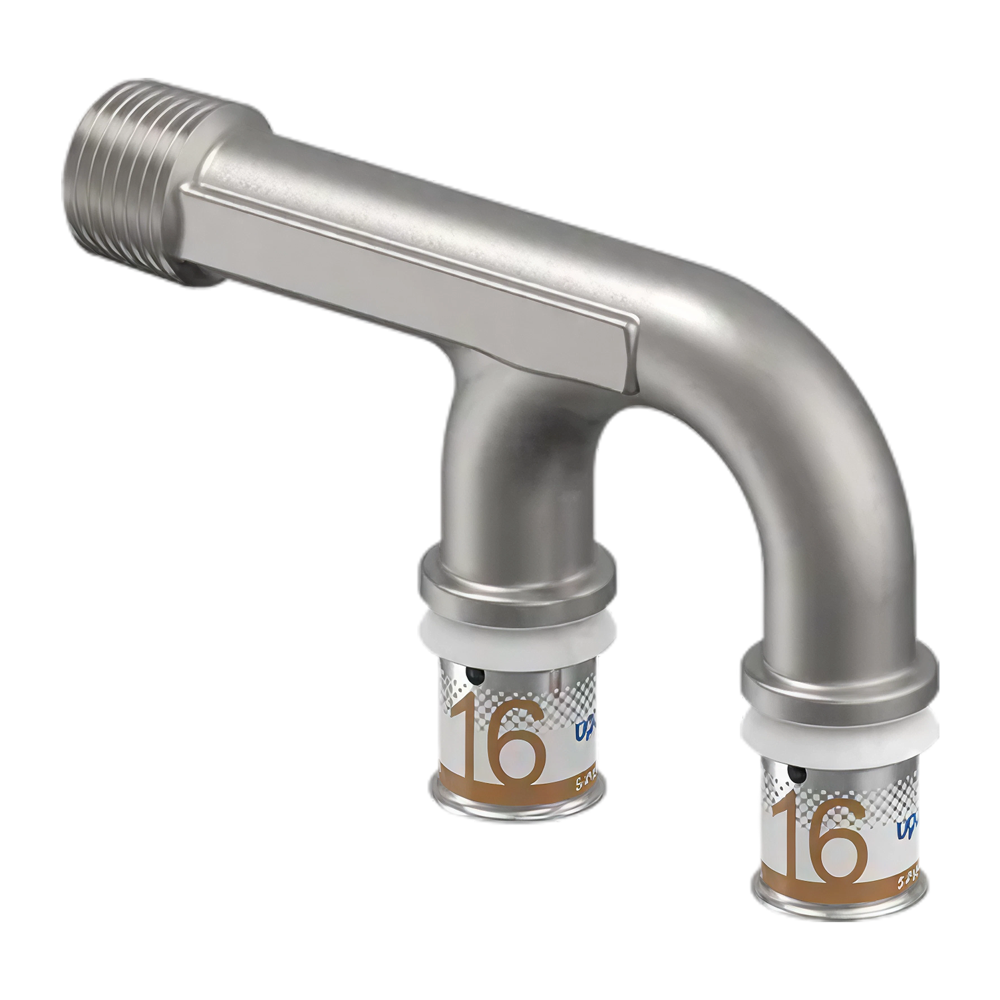 Uponor S-Press Plus Aqua pers U-armaturen aansluiting 16x1/2