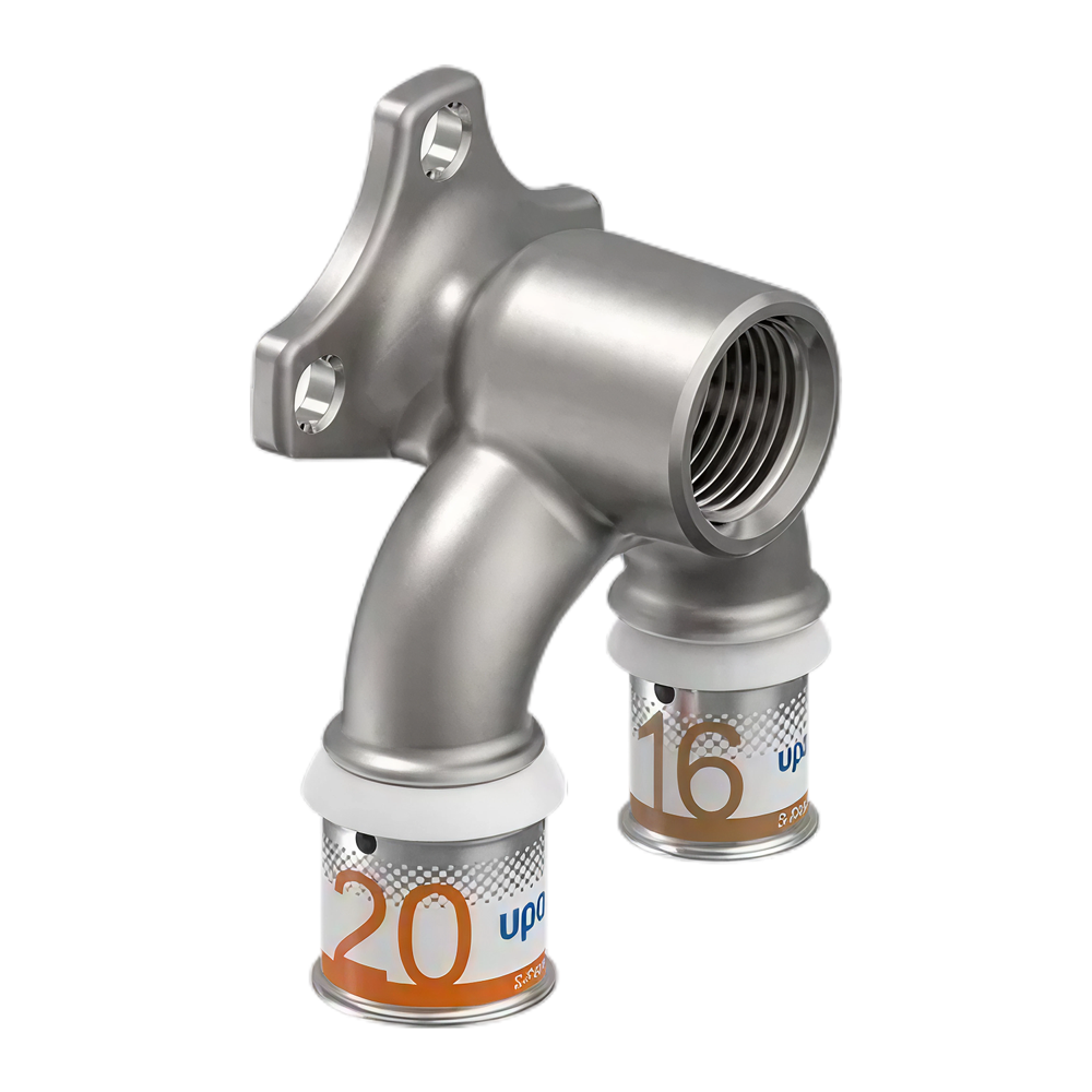 Uponor S-Press Plus Aqua pers U-muurplaat 20x1/2"bix16mm