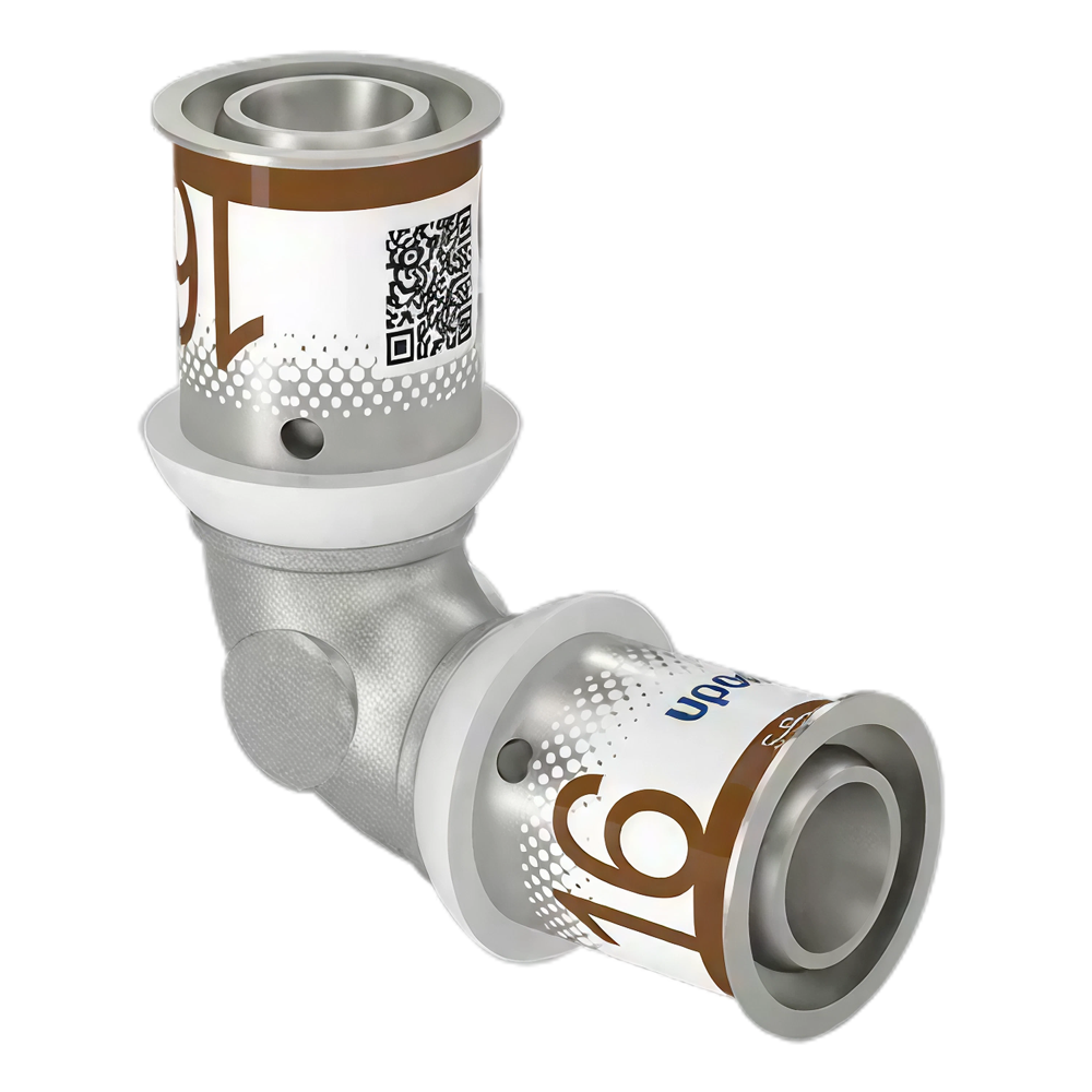 Uponor S-Press Plus pers bocht 90° 16x16mm