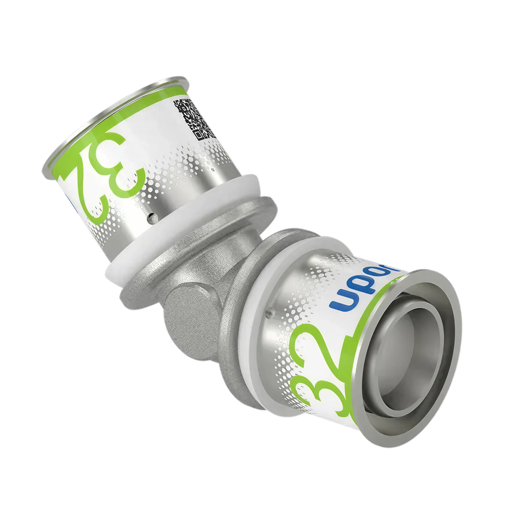 Uponor S-Press Plus pers knie 45° 32x32mm