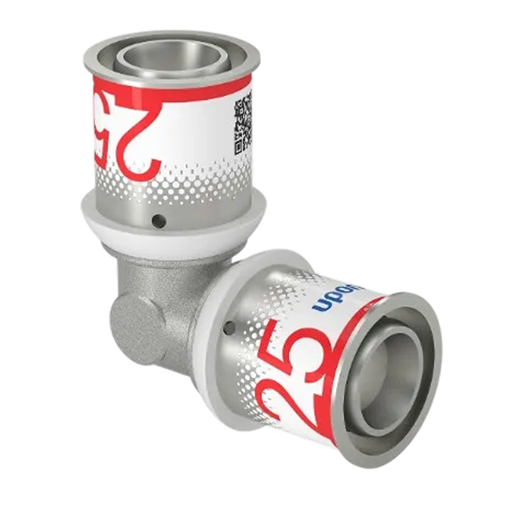 Uponor S-Press Plus pers knie 90° 25x25mm