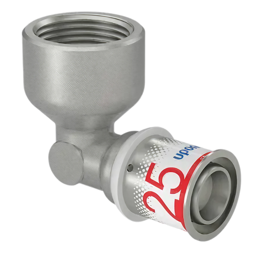 Uponor S-Press Plus pers knie 90° bi.dr. 25mm x 3/4"