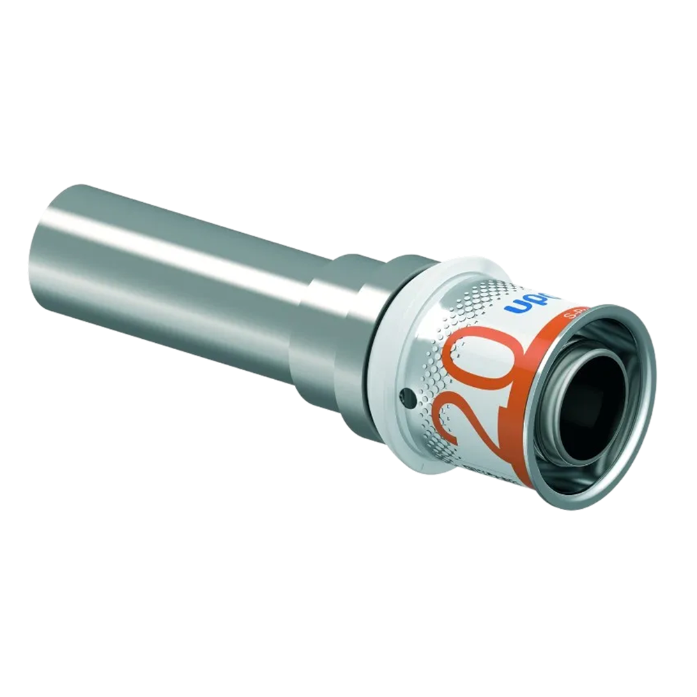Uponor S-Press Plus pers koppeling overgang 20MLCx15mm CU/RV