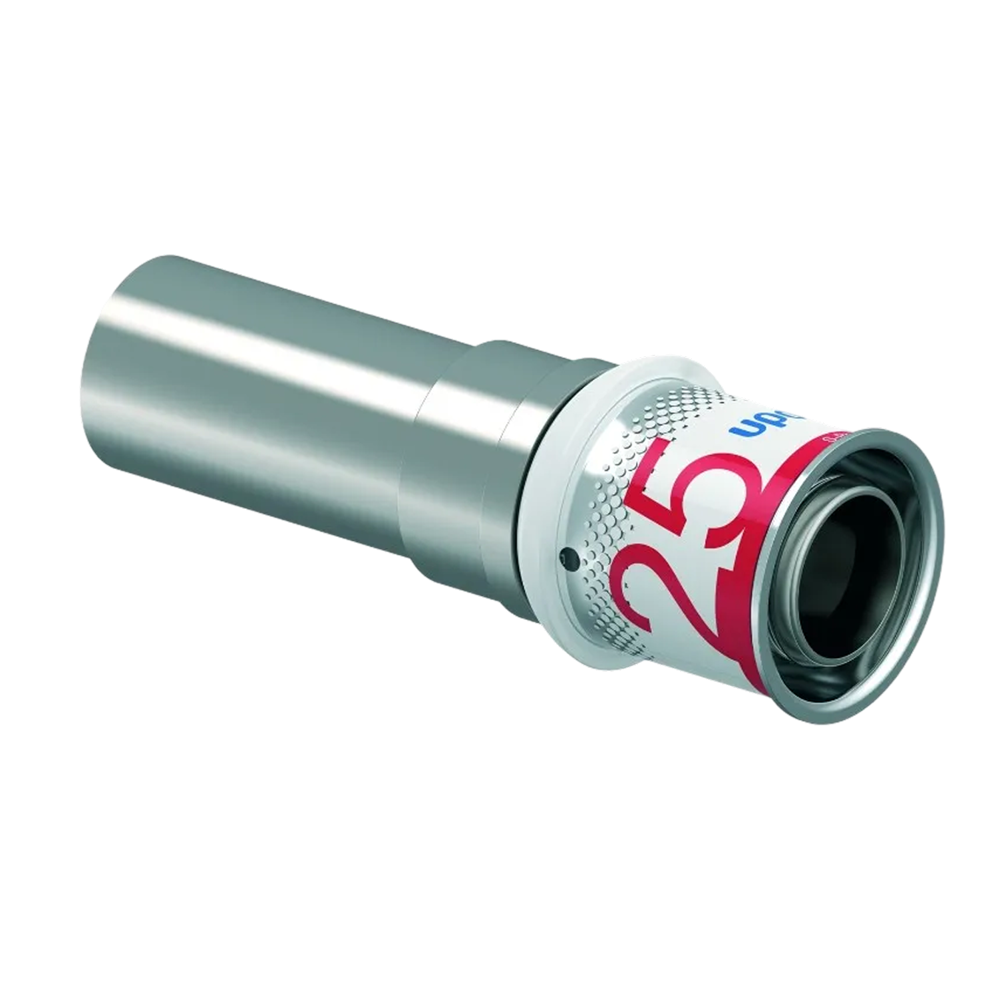 Uponor S-Press Plus pers koppeling overgang 25MLCx22mm CU/RV