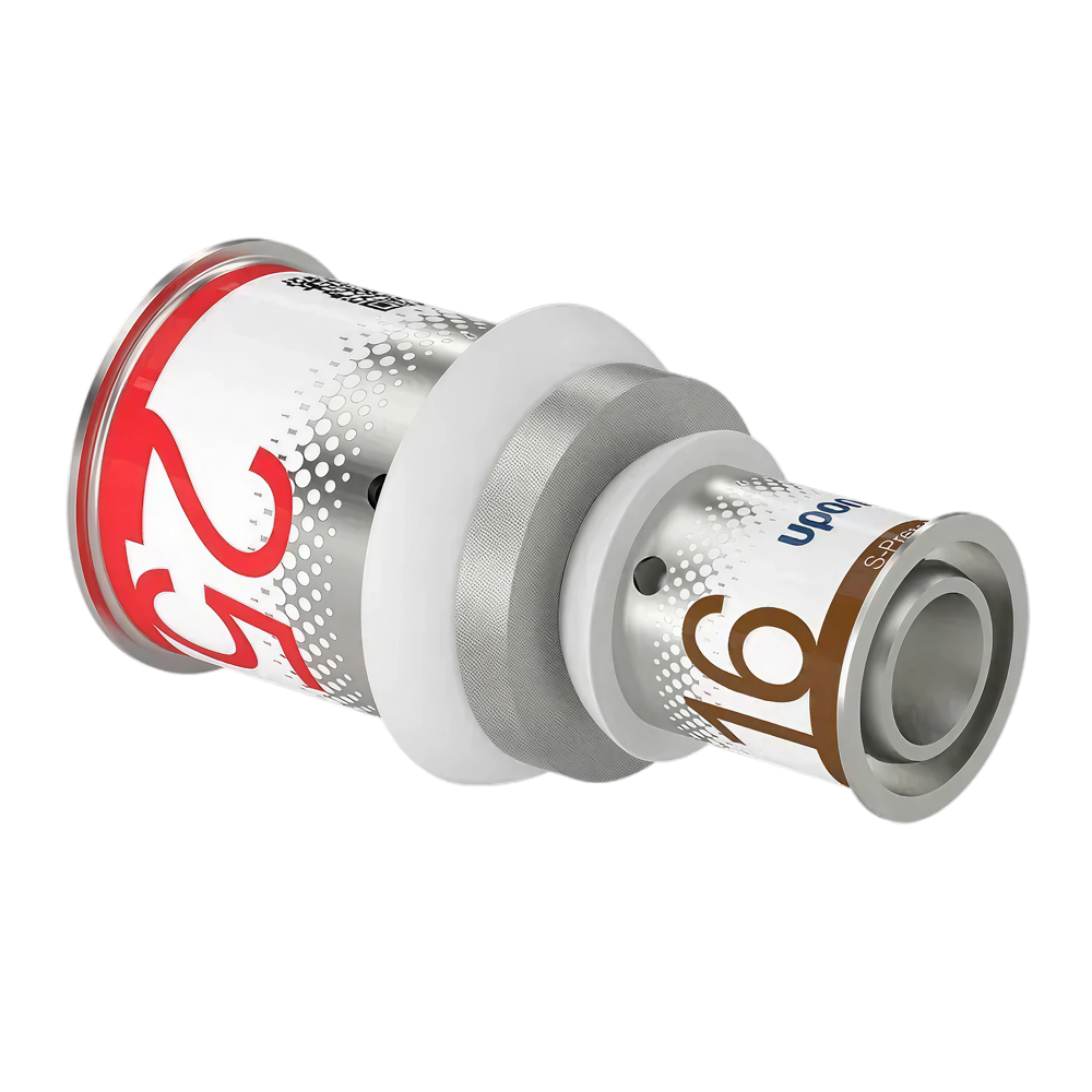 Uponor S-Press Plus pers koppeling verlopend 25 x 16mm