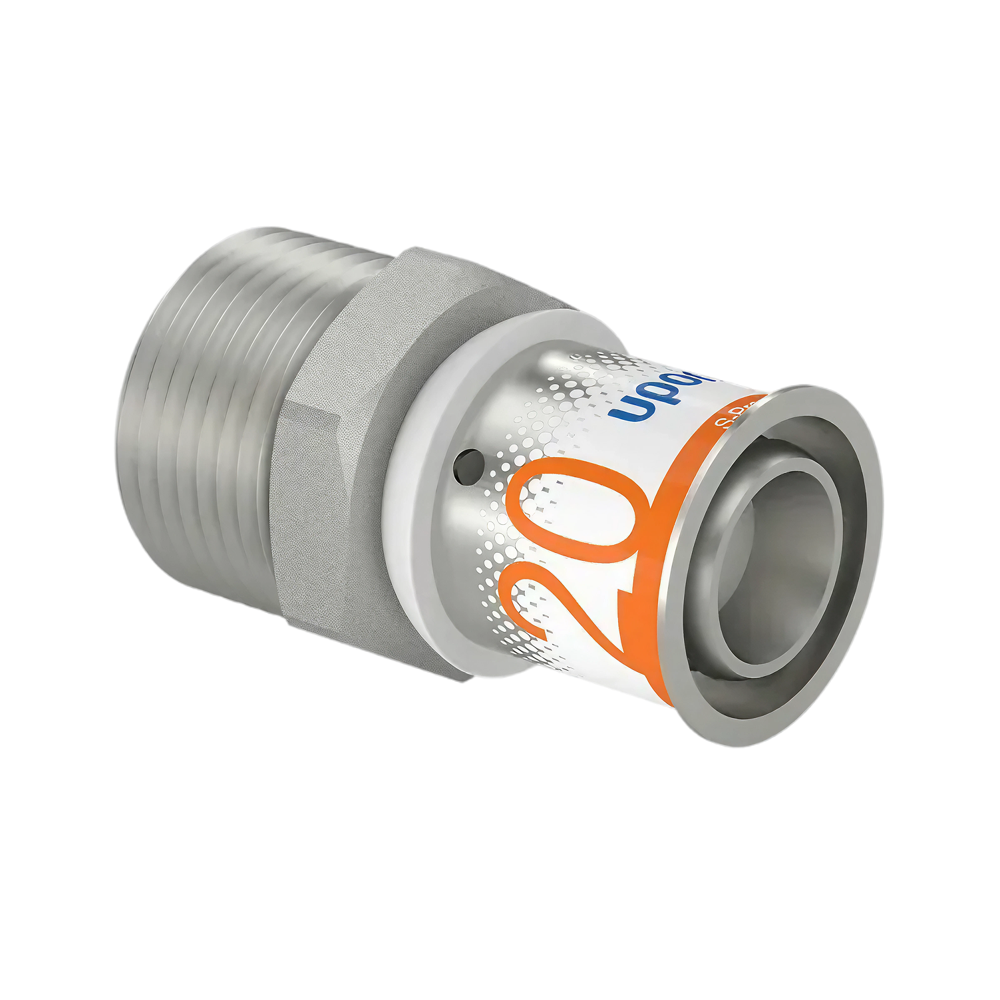 Uponor S-Press Plus pers puntstuk 20mm x 3/4"bu
