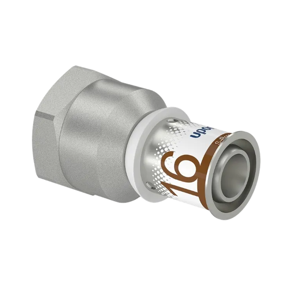 Uponor S-Press Plus pers schroefbus 16mm x 1/2"bi