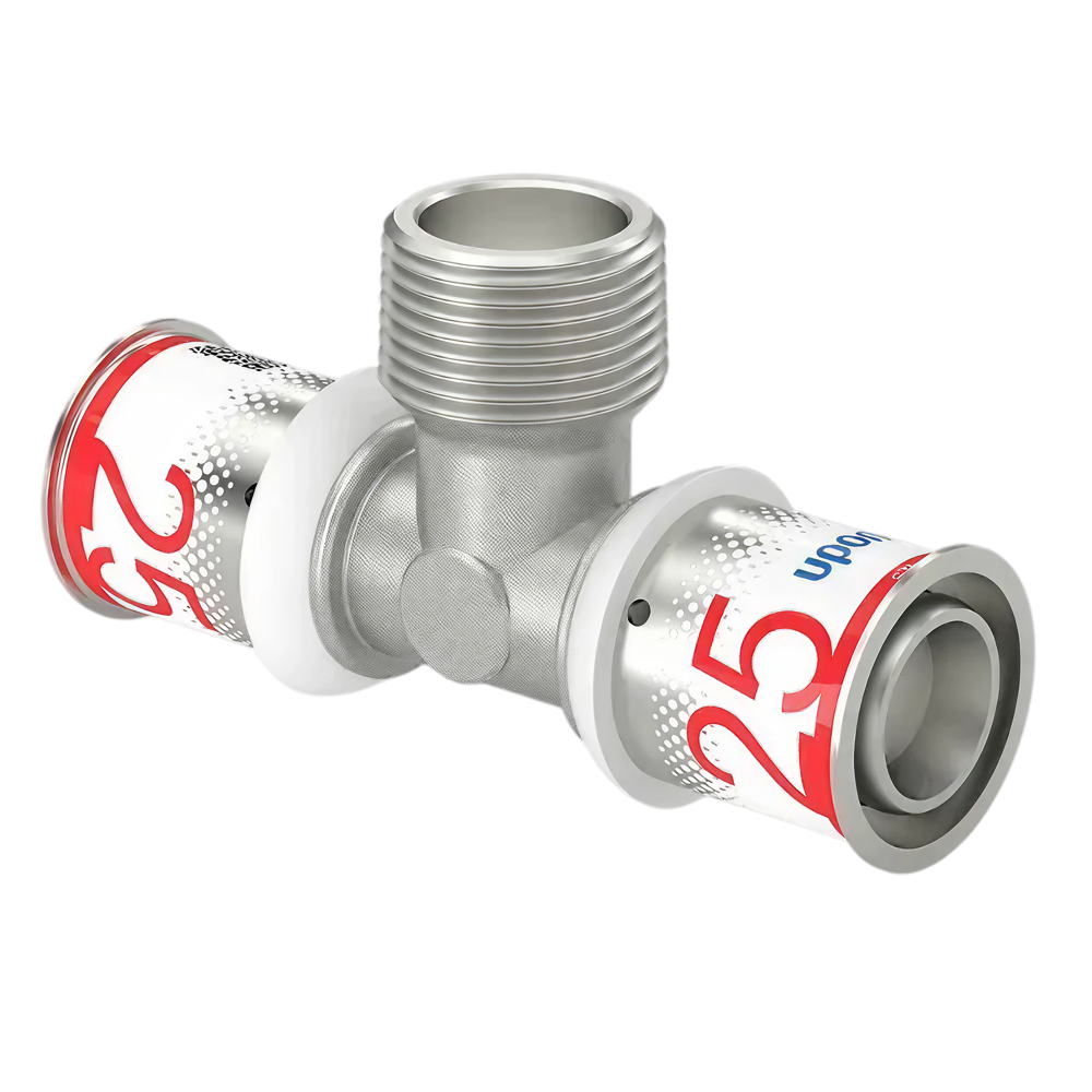 Uponor S-Press Plus pers T-stuk bu.dr. 25x3/4"x25mm