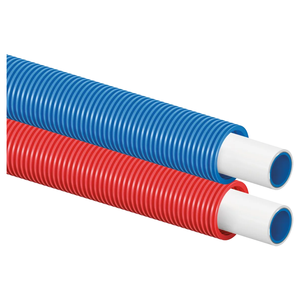 Uponor Uni Pipe PLUS wit in mantelbuis 16x2,0 - 25/20 rood 75m