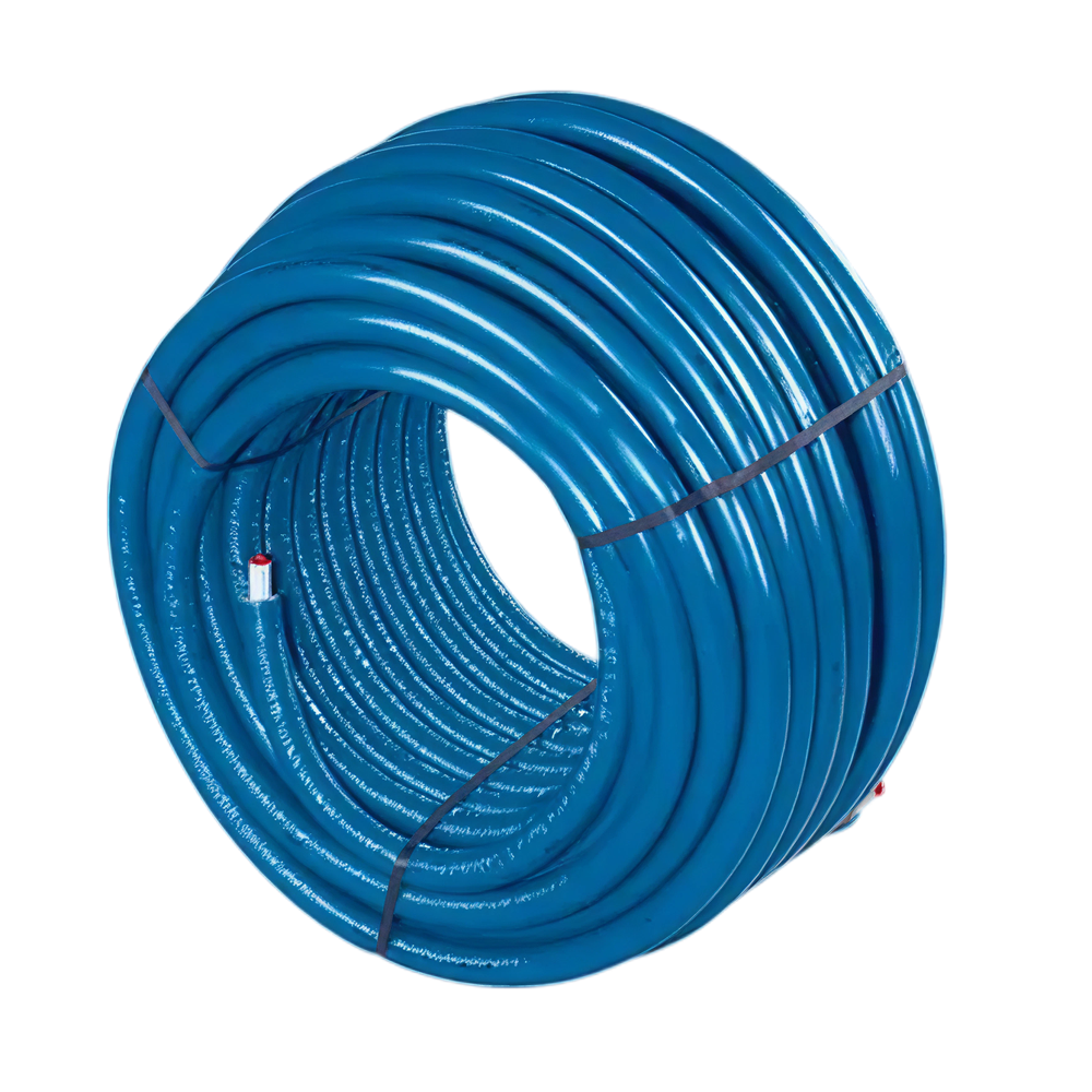 Uponor Uni Pipe PLUS wit voorgeïsoleerd S4 WLS 040 20x2,25 blauw 100m