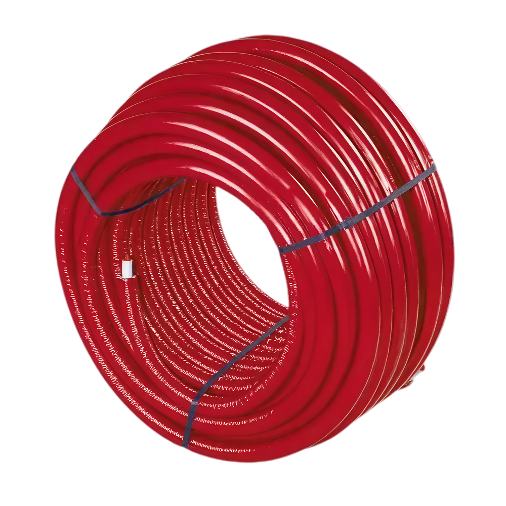 Uponor Uni Pipe PLUS wit voorgeïsoleerd S4 WLS 040 20x2,25 rood 100m
