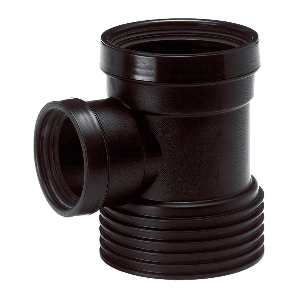 Wavin PP Instort T-Stuk 88° ZW 110x75 3M