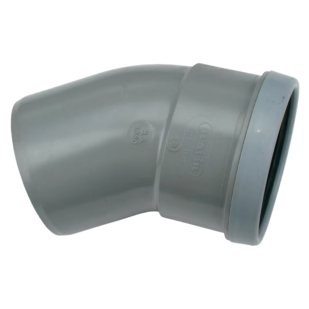 Wavin PVC Bocht 30° GR 500 SN4 M/S