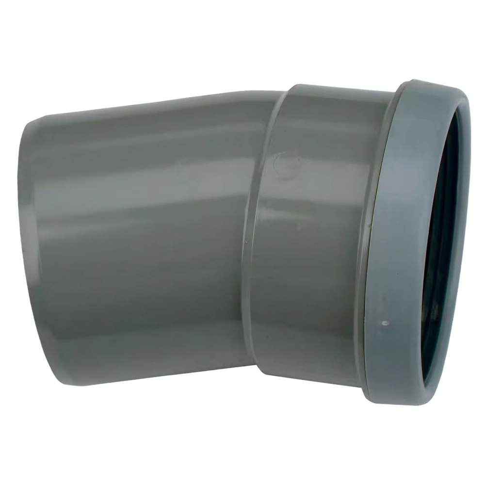 Wavin PVC KGFix Bocht 15° GR 315 SN4 M/S