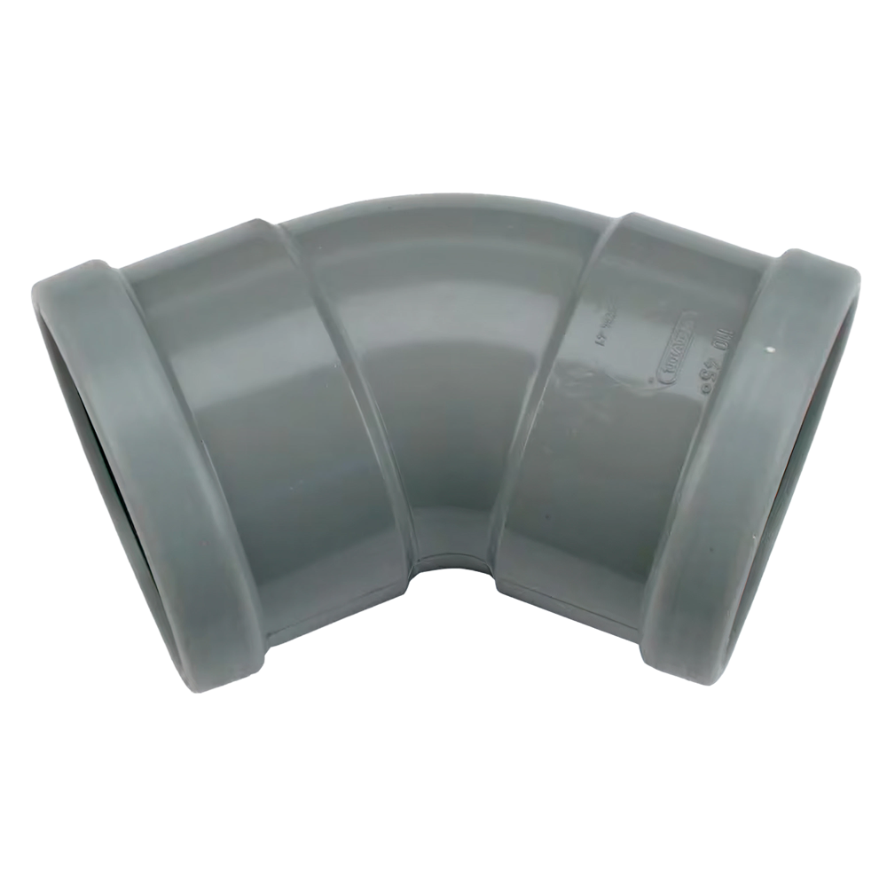 Wavin PVC M-Bocht 45° GR 160 SN4 M/M