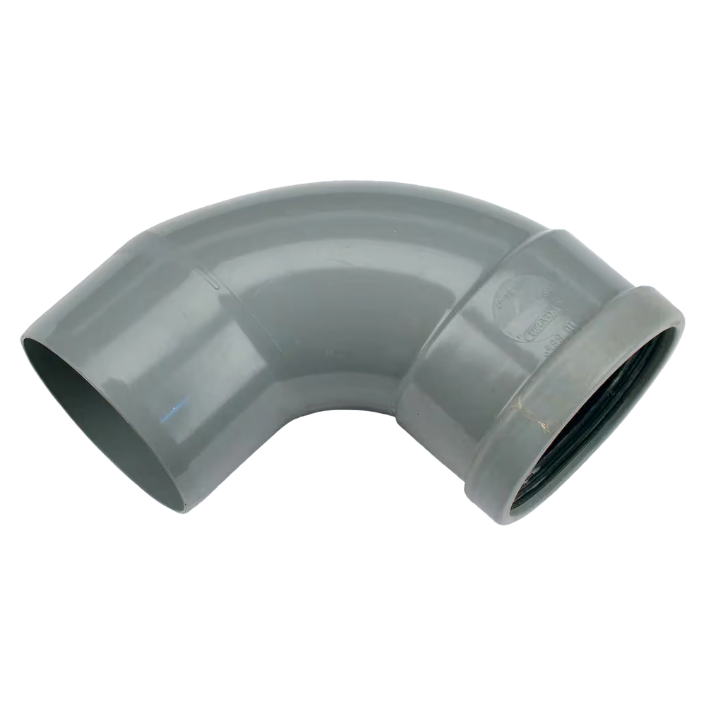 Wavin PVC M-Bocht 88° GR 160 SN4 M/S