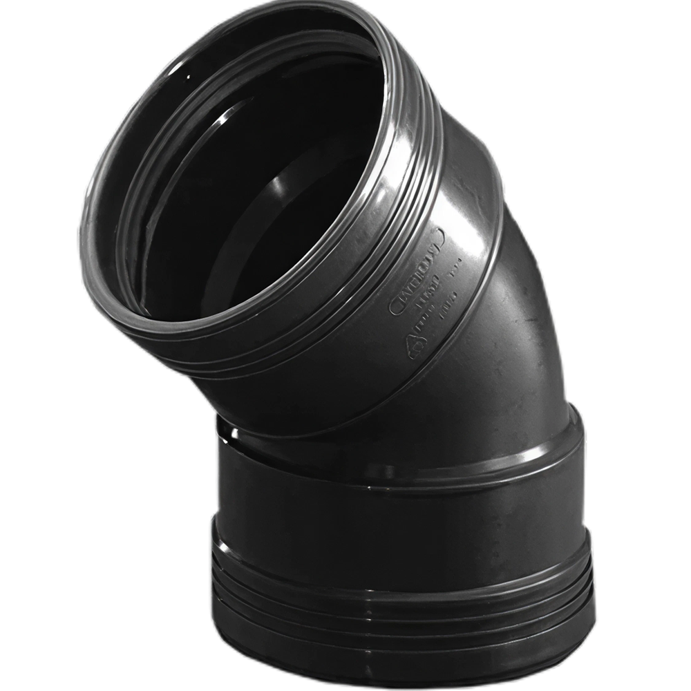 Wavin Wafix PP Bocht 45° ZW 75 M/M