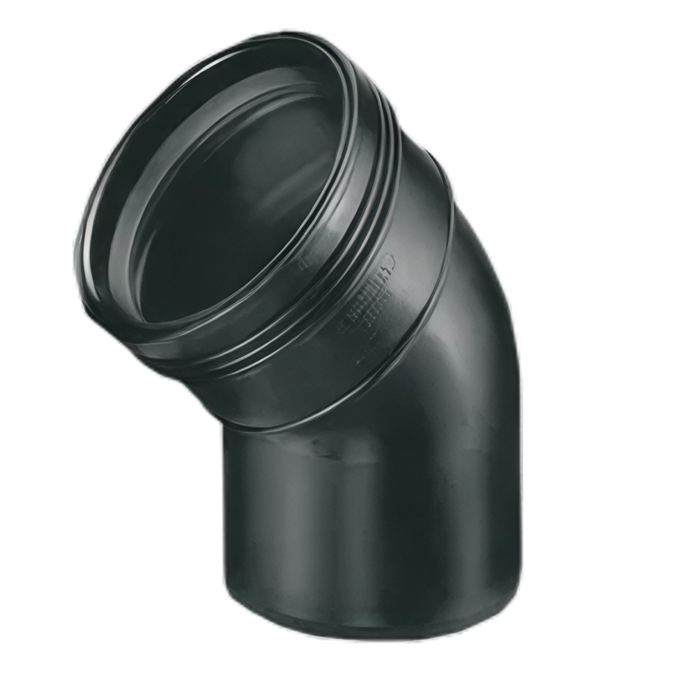 Wavin Wafix PP Bocht 45° ZW 90 M/S