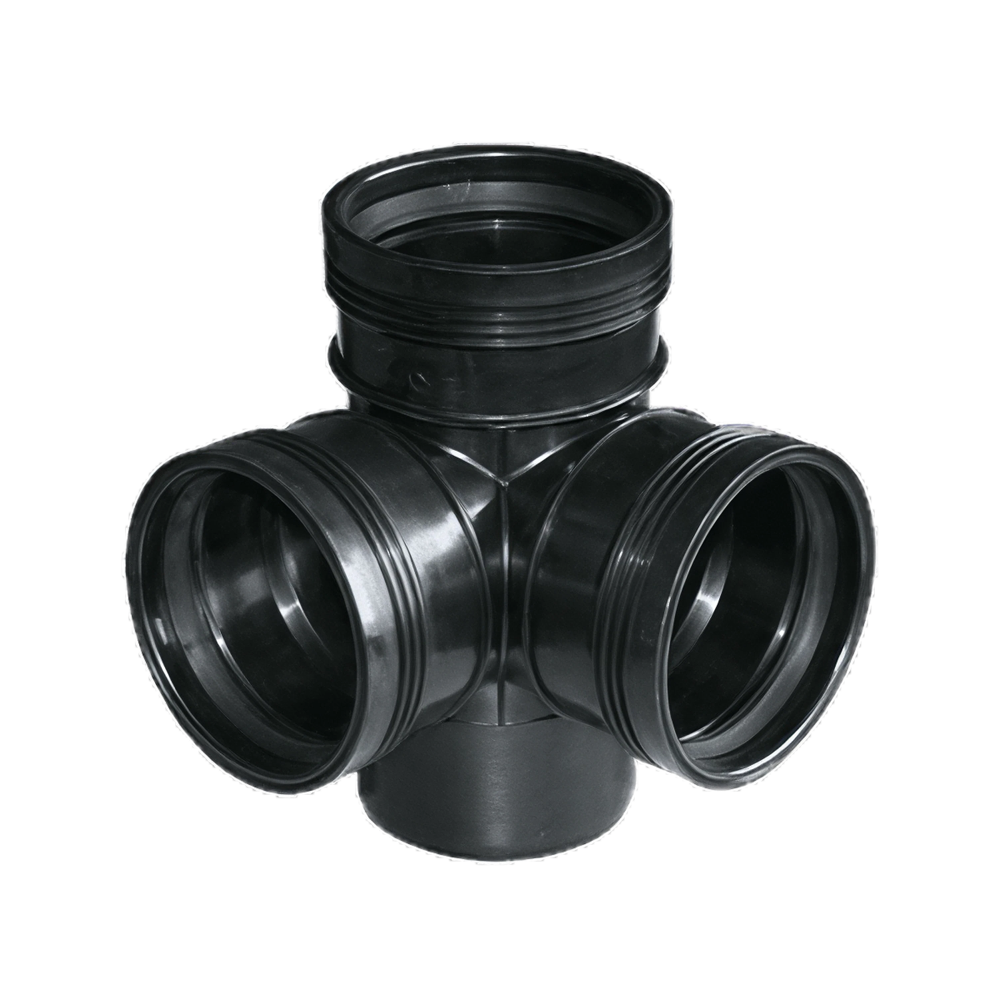 Wavin Wafix PP Hoek T-Stuk 88,5° ZW 110 3MS