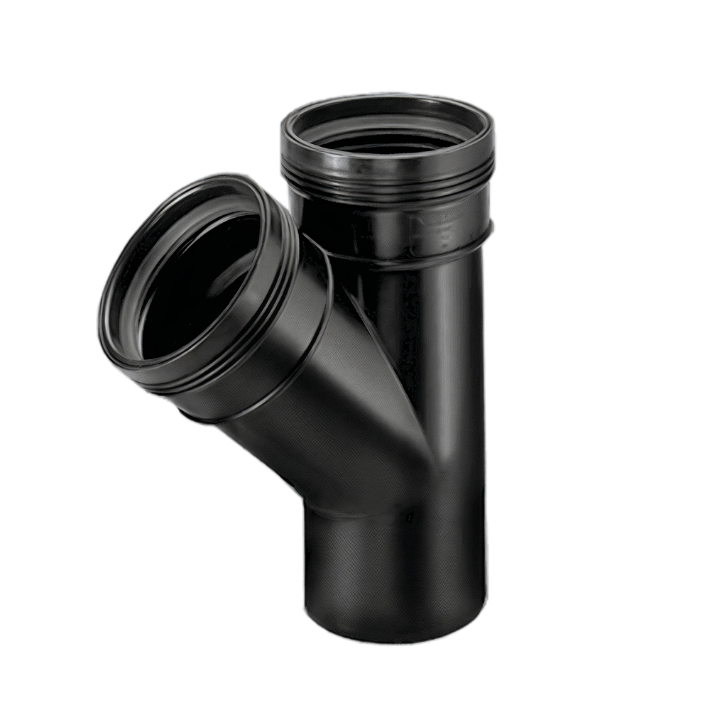 Wavin Wafix PP T-Stuk 45° ZW 90 2M/S