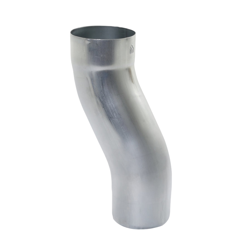 Zink hwa sprongbocht 100mm, mof x spie