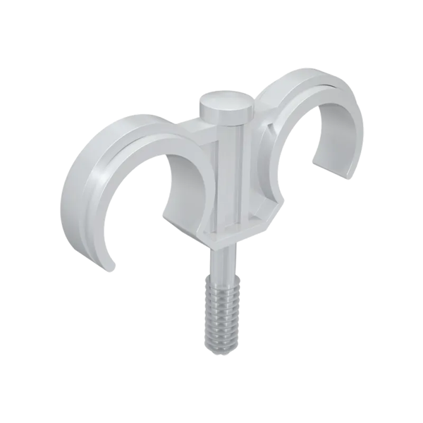 22-26 mm Inslagclip dubbel Nylon