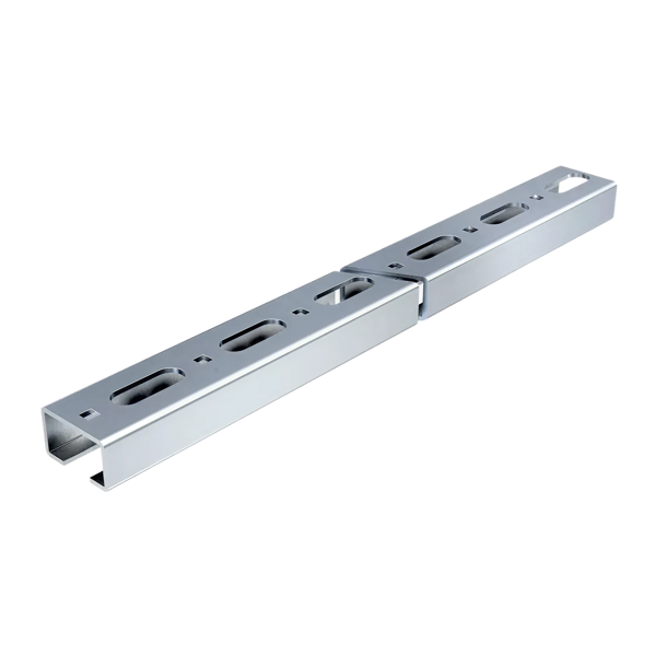 34x20 mm H-2 montagerail 2m elvz