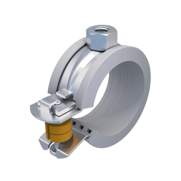 50 mm Beugel 122. M8 glijrubber elvz