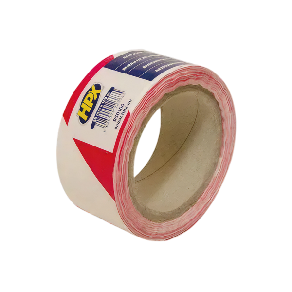 Afzetlint rood/wit 5cm x 100m