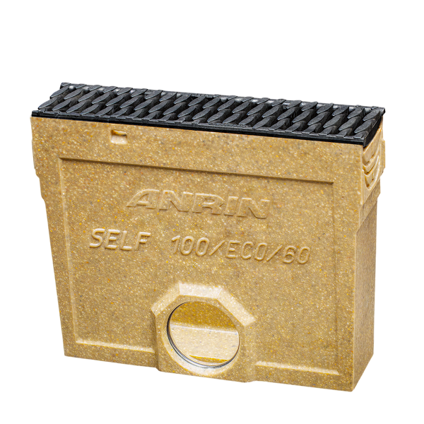 Anrin slibvangput SELF-100, Mini, poly-sleufrooster L=0.5M