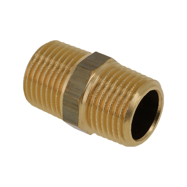 BONFIX 44120 Dubbele nippel  1  " buitendraad conisch