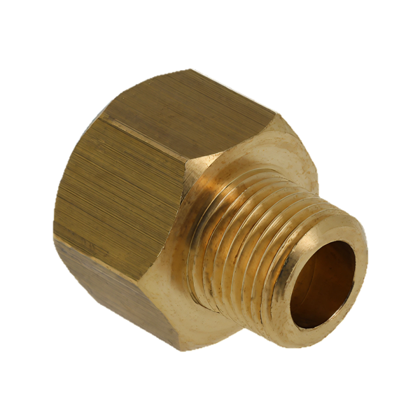 BONFIX 44505 Neusstuk 1/2" x 3/8" messing conisch
