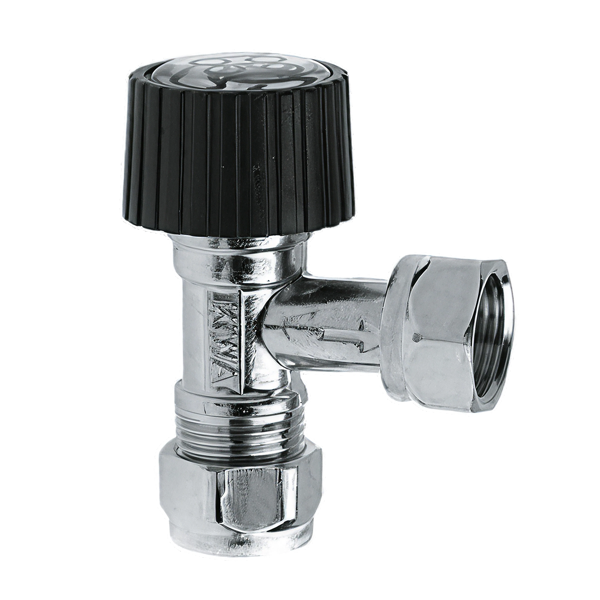 BONFIX 70413 Hoekstopkraan 3/8"x12 knel vernikkeld