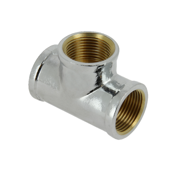 BONFIX 80150 T-stuk 1/2" binnendraad verchroomd