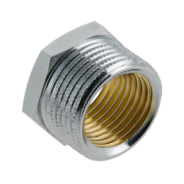 BONFIX 81428 Verloopring 3/8"buiten x 1/4" binnen verchr.
