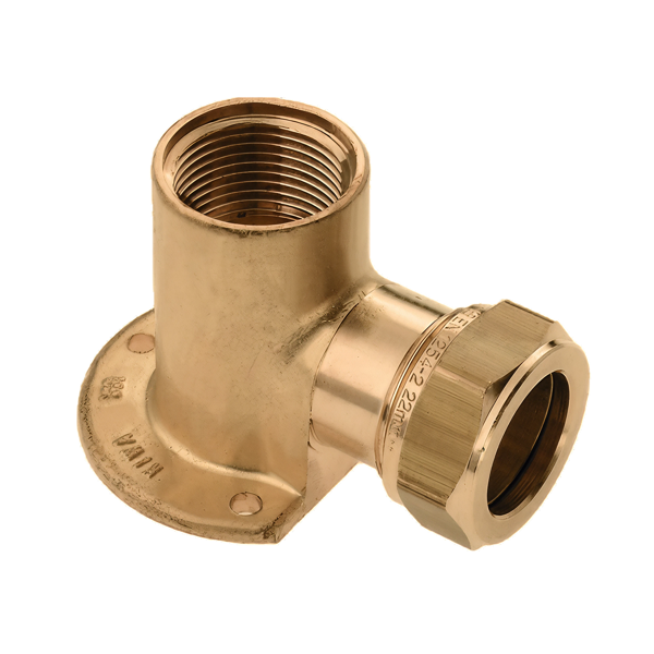 BONFIX 82572 Knel Muurplaat 3/4" bi. dr. x 15 mm