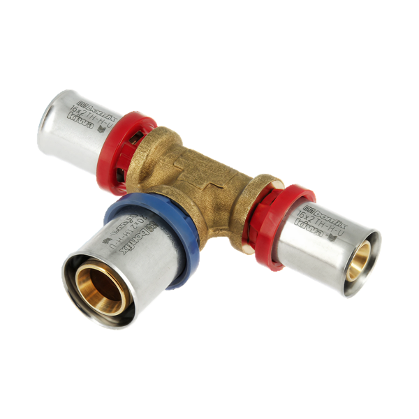 BONFIX Alu-pers 2000866 Verloop T-stuk 26 x 16 x 26 mm