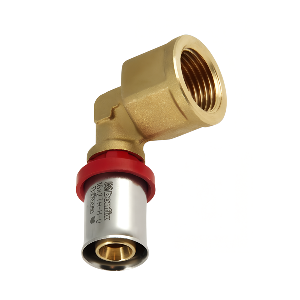 BONFIX Alu-pers 2001135 Knie 3/4" binnendraad x 20 mm