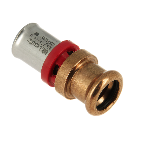 BONFIX Alu-pers 2004215 Rechte koppeling 20  x 22  M-Press