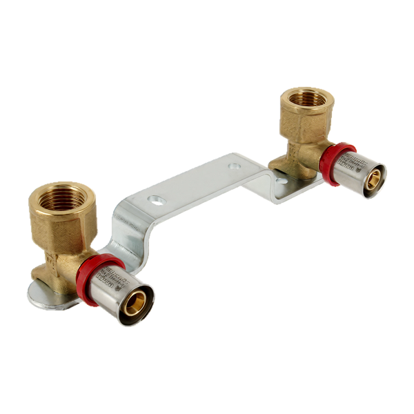 BONFIX Alu-pers muurplaatbeugel 1/2" bi.dr. x 20 mm