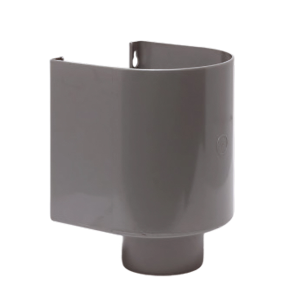 Dyka PVC HWA vergaarbak 70mm, grijs